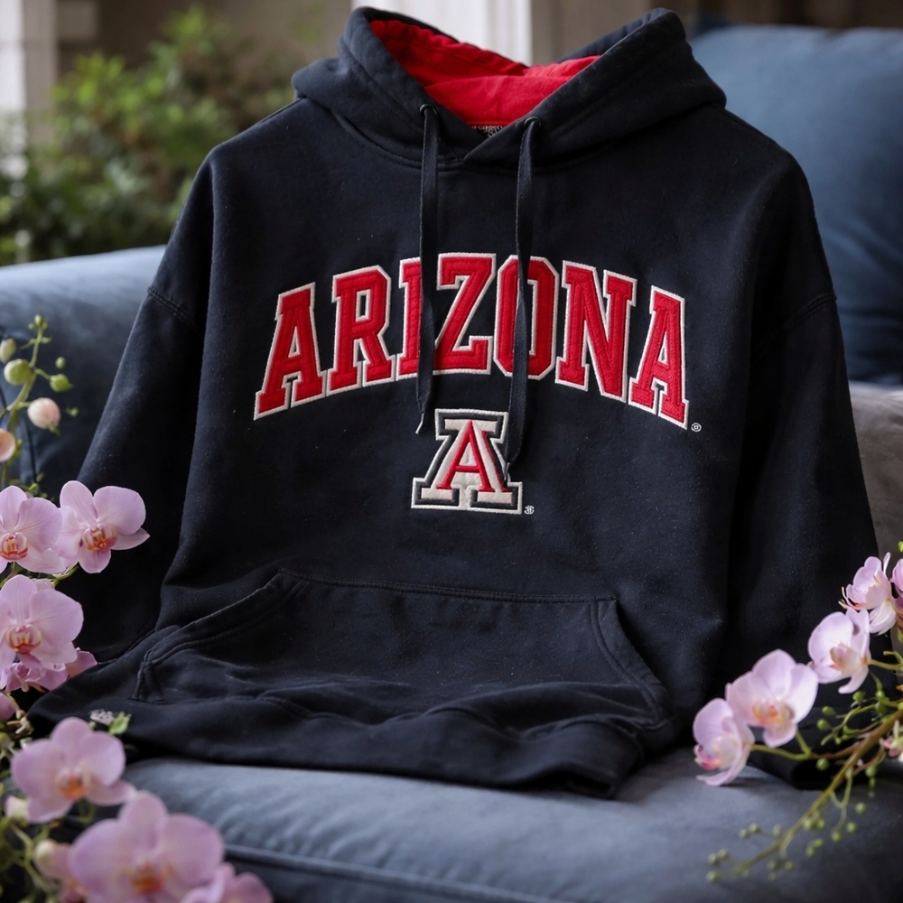💙Campus Heritage Arizona Black and Red Hoodie. Unisex